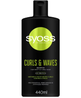 SYOSS шампунь 440мл "CURLS & WAVES" (для непослушных и кудрявых волос)