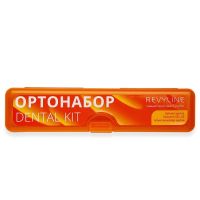 Ортонабор Revyline Dental Kit в пенале оранжевом - зуб.щетка, ершики SSS/SS, монопучковая щетка