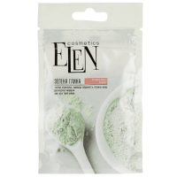 Elen Cosmetics Глина косметическая Green лопух+арника 40гр