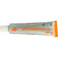 Клей медицинский БФ-6 15г р-р спиртовой д/местного, наружного прим