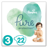 Подг. Pampers "Pure Protection" р.3 №22 (6-10кг)