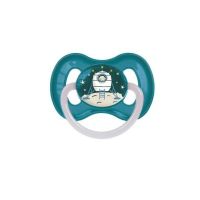 Canpol пустышка латексная А круглая "Space"  23/221_blu