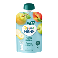 ФрутоНяня пюре фрукт.салат с 6мес 90г