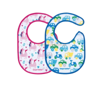 Canpol нагрудник хлопчатобумажный на липучке 15/110