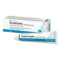 Клинтопик 10мг/50мг/г 15г гель д/наружного прим (Клиндамицин+Бензоила пероксид)