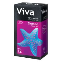 Презервативы "Viva" №12 точечные Презервативы "Viva" №12 точечные