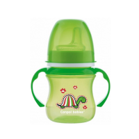 Canpol поильник -непроливайка Easy Start "Зверята" gre 120мл 35/207