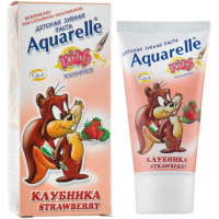 Зубная паста детская "Aquarelle" Клубника 50мл