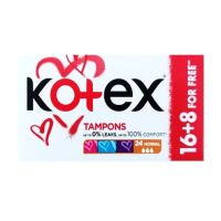 Тампоны Kotex нормал №16+8 (3 кап)
