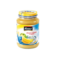 Hame пюре яблоко с бананом с творогом с 4 мес 190г