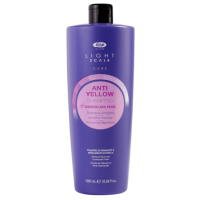 LISAP ANTI-YELLOW Diamond and Pearl 1000мл шампунь для светлых и седых волос