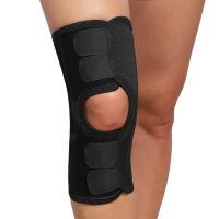 Бандаж для коленного сустава "Крейт" №4 (черный) F-527 выс 28 см (40-43см)