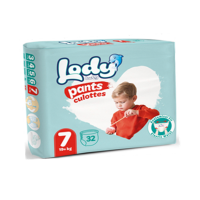 Подг. трусики LODY BABY №7 XXL (19+ кг) 32шт Jumbo Pack Pants