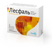 Лесфаль 50мг/мл 5мл №5 р-р для в/в введения