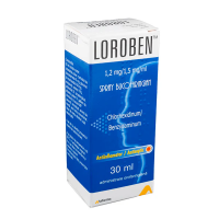 Лоробен 30мл спрей д/местного прим (Бензидамин+Хлоргексидин)