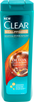 CLEAR Шампунь жен против перхоти 360мл Detox Увлажняющий