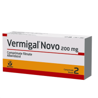 Вермигал Ново 200мг №2 таб п/о (Альбендазол)