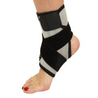 Бандаж для голеностопного сустава "Крейт" №1 F-218  с 2 ребрами универсальный (20-30см)