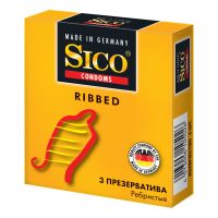 Презервативы "Sico" №3 ribbed (ребристые) Презервативы "Sico" №3 ribbed (ребристые)