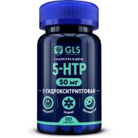 GLS 5-HTP с экстрактом шафрана, капсулы по 400 мг №60 капс