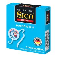 Презервативы "Sico" №3 Марафон классические Презервативы "Sico" №3 Марафон классические