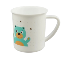 Canpol чашка пластиковая "Зеленый мишка" 170мл 4/413_tur