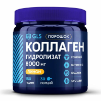 GLS Коллаген гидролизат 6000мг 30порций  порошок 180г