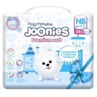 Подг.Joonies Premium sof №1 NB (0-5кг) №24шт