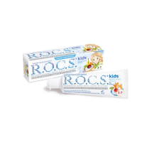 Зуб. паста R.O.C.S.фруктовый рожок без фтора для детей (3-7лет) 45г