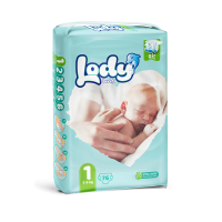 Подг.  LODY AIR детские №1 Newborn (2-5кг) 76шт