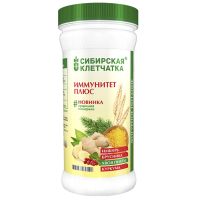 Клетчатка Сибирская  Иммунитет плюс с имбирем и хвоей 300г