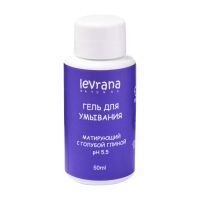 Levrana Гель д/умывания   Матирующий с голубой глиной 50мл