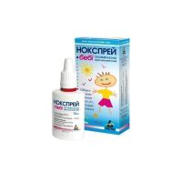 Нокспрей-бэби с 1года 0,25мг/мл (0,025%) 15мл спрей назальный (Оксиметазолин +[эвкалиптол])