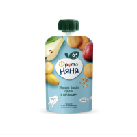 ФрутоНяня пюре ябл/банан/груш/печенье с 6мес 90гр