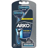 ARKO men станок для бритья System 3 (Pro 3) 3шт 3 лезвия