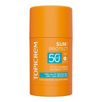 Topicrem Sun Protect стик солнцезащитный д/чувствительных зон, невидимый, SPF50+, 15 г