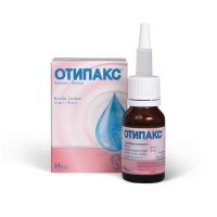 Отипакс (16г) 15мл капли ушные  (Феназон + Лидокаин)