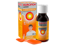 Нурофен Junior д/дет 6-12лет (апельсин) 40мг/мл (200мг/5мл) 100мл суспензия д/пр внутрь (Ибупрофен)