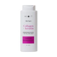 MIXIT Hair Expert  бальзам-ополаскиватель для волос Ламинир с коллагеном и кератином400 мл