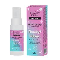 BeautyDerm Крем д/лица ночной Ready?Glow! д/норм. и сухой кожи 50мл