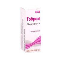 Тобром капли глазные 0.3% 5мл