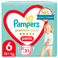 Подг. трусики Pampers Premium Care "Pants" р.6 №31 (15+)