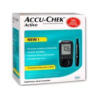 Глюкометр  ACCU-CHEK Active + Тест полоски №10 + ланцеты №10