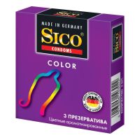 Презервативы "Sico" №3 color