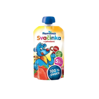 Hamanek пюре яблоко/клубника с 5 мес 120г