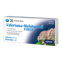 Валериана+Мелатонин Форте150мг+3мг № 20 таб п/о