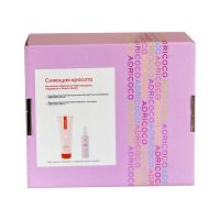 ADRICOCO Набор подарочный №24 Сияющая красота (Термозащитный шампунь 250мл, Термозащ спрей100мл)