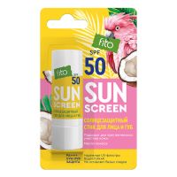 Fito SUN SCREEN стик д/лица и губ Солнцезащитный   50 SPF , 4.5 гр
