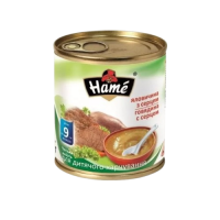 Hame пюре мясо говядины с сердцем ж/б с 9мес 100г Hame пюре мясо говядины с сердцем ж/б с 9мес 100г