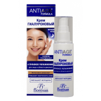 Floresan крем гиалуроновый д/лица и области декольте ночной "Глубокое увлажнение" 75мл